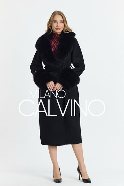 Milano Calvino Furry French Cashmere Coat