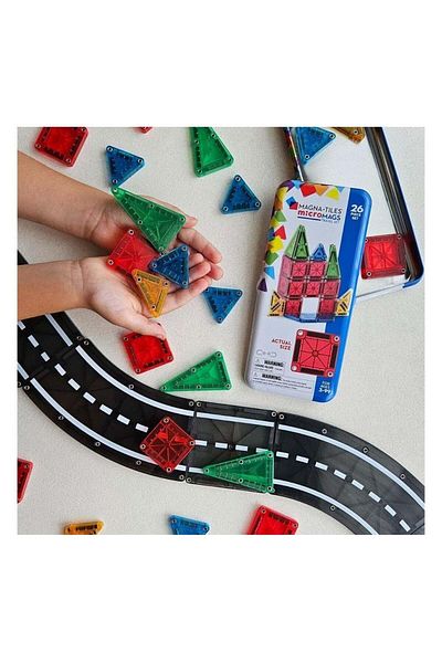 Magna Tiles Magna-Tiles Micromags Travel Set - Travel Set 26 Pieces