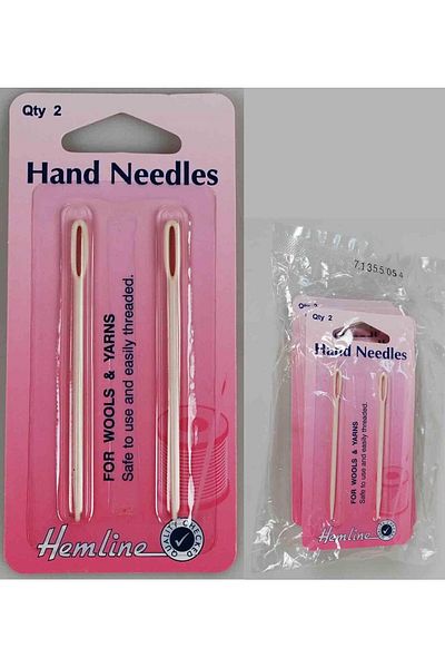 Hemline Plastic Hand Needles for Wools and Yarns | Yarn Needle | Art no. 211/NEEDLE