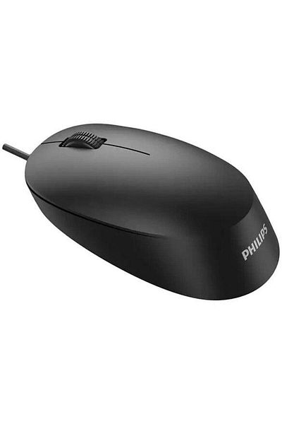 Philips Mouse optic Philips SPK7207, 1200 DPI, USB (Negru)