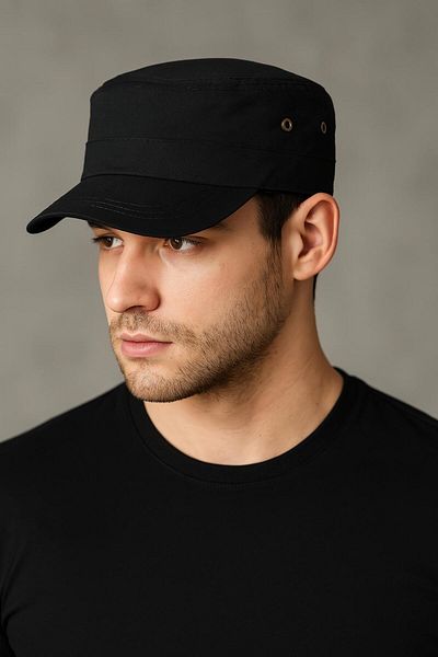 derikem 3 Pieces of Kastro Outdoor Hat - Black Beige Khaki Cap