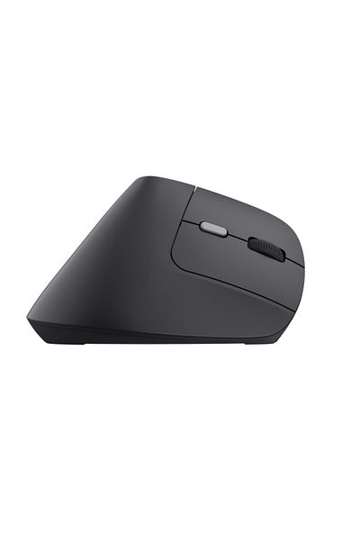 Trust Mouse Wireless Ergonomic Trust Bayo II, clic silentios, 800-2400 DPI, reincarcabil USB-C (Negru)