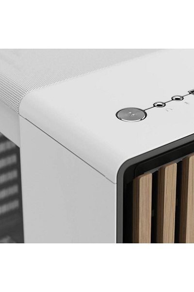 Fractal Design Carcasa Fractal Design North Chalk White TG Clear, Middle Tower, Fara sursa (Alb)