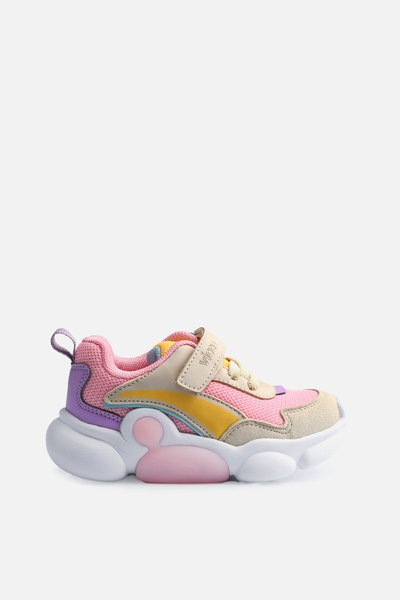 Vicco Orsa Light Baby Girl Pink Sneakers