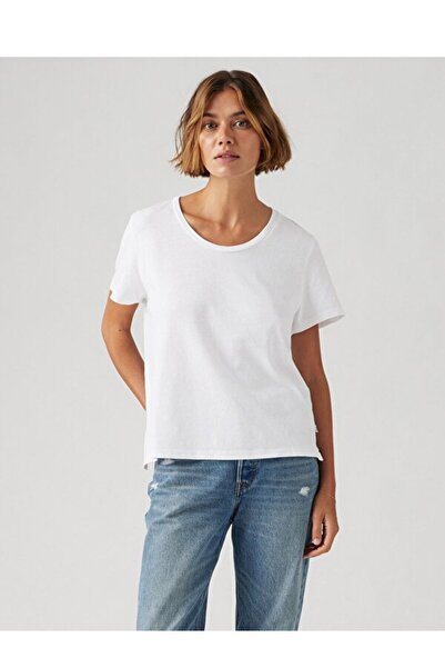 Levi's Γυναικείο μπλουζάκι με κοντό μανίκι από βαμβακερό λινό Bridget