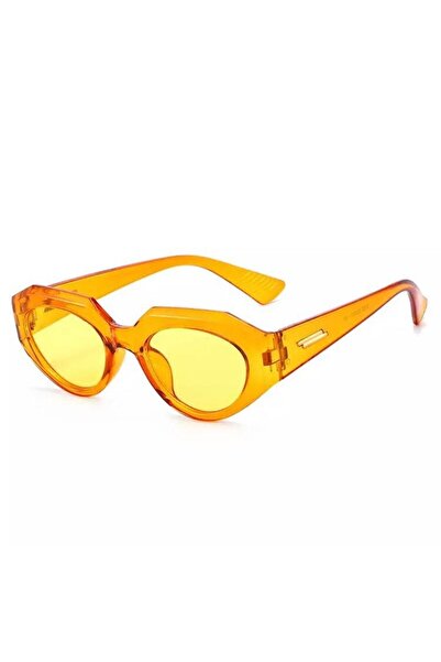 Toz Vintage Particular Turuncu Vintage Retro Unisex Kedi Güneş Gözlüğü