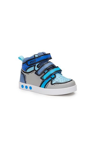 Vicco Dali Lighted Baby Boy Saks Blue Boots