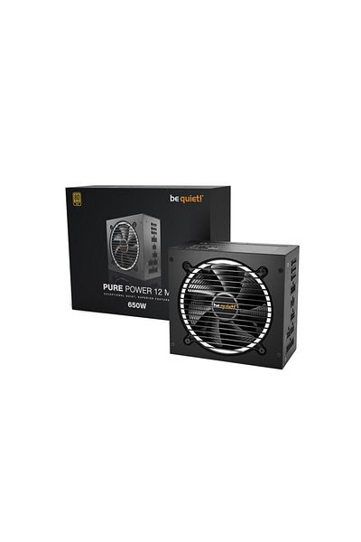 Be Quiet! Sursa be quiet! Pure Power 12 M, 650W, BN342, 80 PLUS Gold, Full modulara, PFC Activ, DC-DC