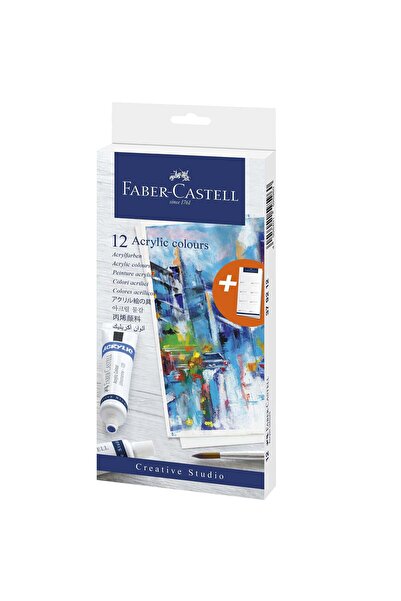 Faber Castell Σετ 12 Ακρυλικό χρωμάτων 20ml Faber-Castell