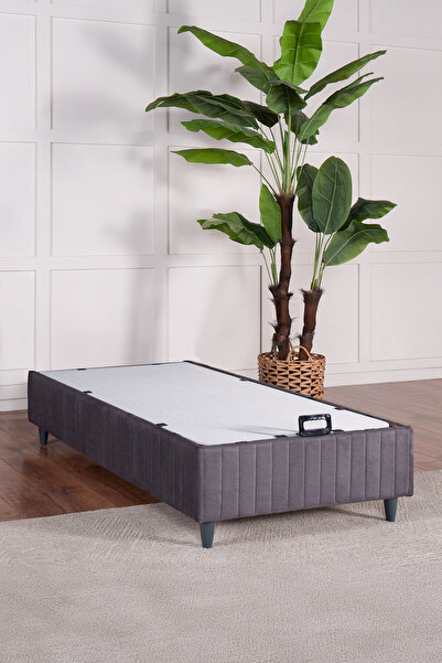 Kilim Mobilya Premium Bamboo Sleepy Baza Başlık Gri Ikili Set (YATAK DAHİL DEĞİLDİR)