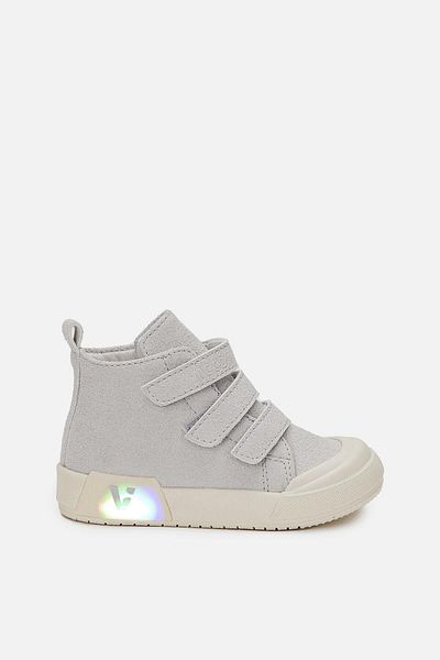 Vicco Naru Lighted Unisex Kids Gray Boots