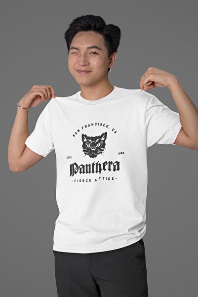 Butik Γυναικείο/ανδρικό μπλουζάκι 100% βαμβάκι Panthera Transfer με τύπωμα με...