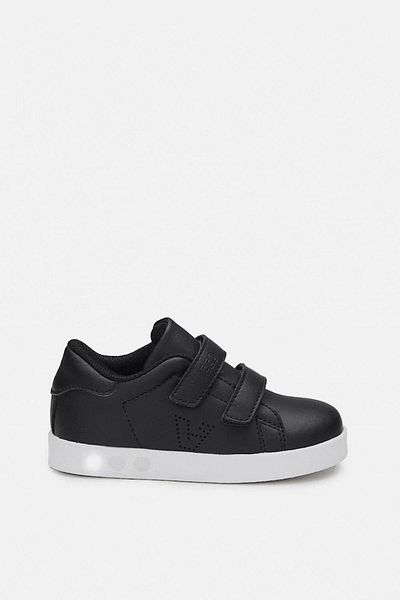 Vicco Oyo Lighted Unisex Baby Black/White Sneaker