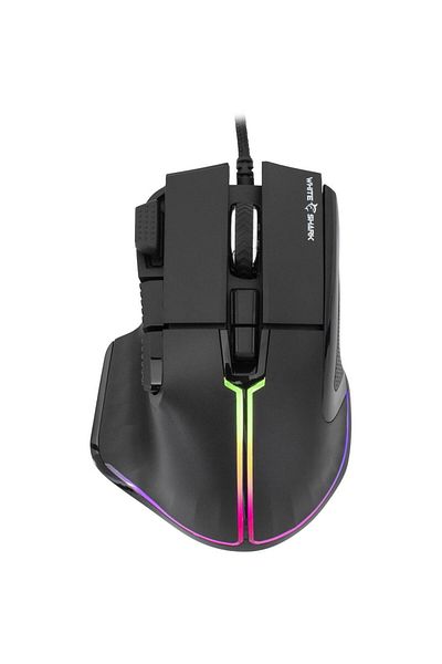 white shark Mouse gaming White Shark GM-9006 MARROK negru RGB / 12.000 dpi