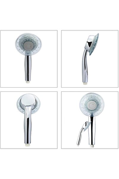 yapıtaşı Yapıtaşı Yt256 Elif Ledli Banyo Duş Başlığı mavi ışıklı 1Fonksiyonlu