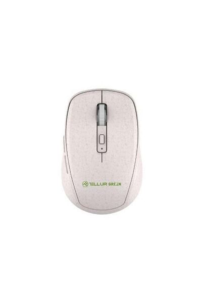 TELLUR Mouse fara fir Tellur Green, 2.4Ghz, nano receiver, Crem