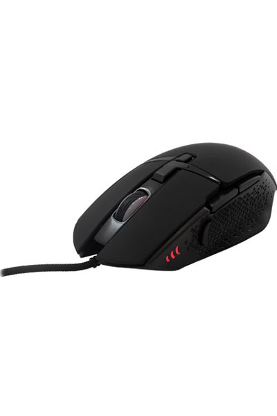 Barracuda Mouse Barracuda BGM-051, Cu brad, USB 6400 dpi, Iluminare RGB (Negru)