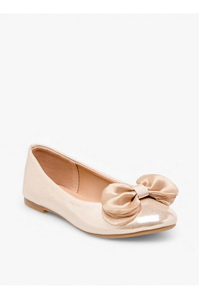 Flora Bella by Shoexpress Bow Accent Slip-On Ballerina Shoes