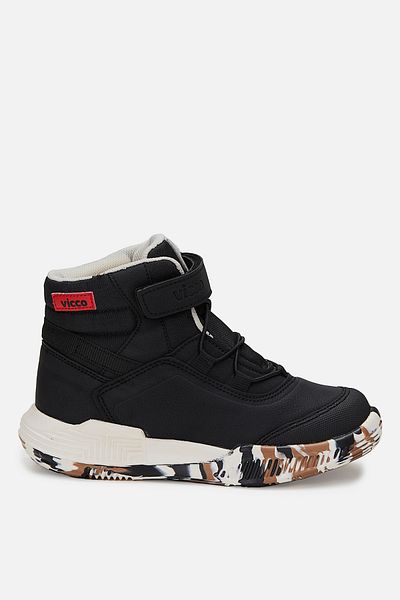 Vicco Galactica Camouflage Boys Preschool Black Boots