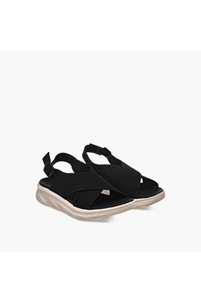Flora Bella by Shoexpress صندل بحزام متقاطع وإبزيم للإغلاق