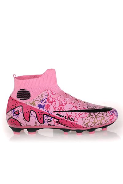 Freemax Pink Black Laliga Air Sock Football Shoes