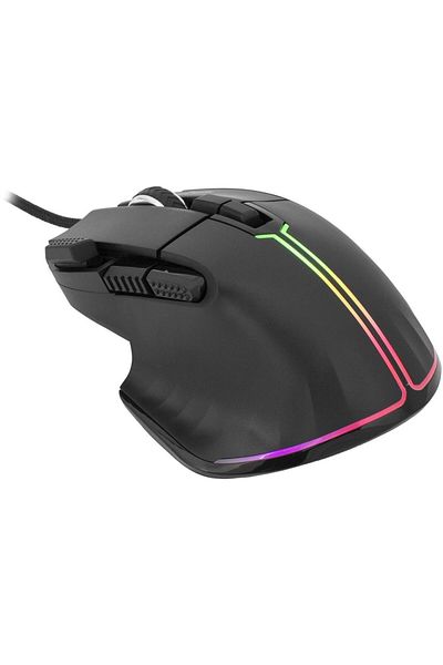 white shark Mouse gaming White Shark GM-9006 MARROK negru RGB / 12.000 dpi
