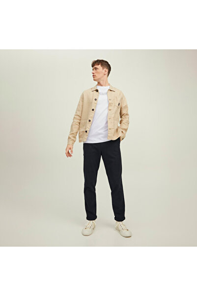 Jack & Jones Ανδρικό λευκό μπλουζάκι Bluarchie (12217167-W)