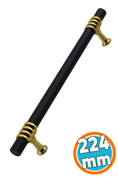 NZB Mobilya Mutfak Dolabı Çekmece Dolap Kulpları Kapak Kulpu Kulbu Siyah Altı...