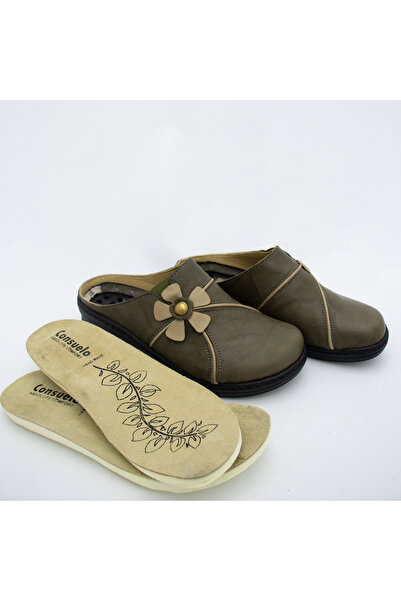CONSUELO Ορθοπεδική σόλα Velcro Leather Sabo Slippers 10401