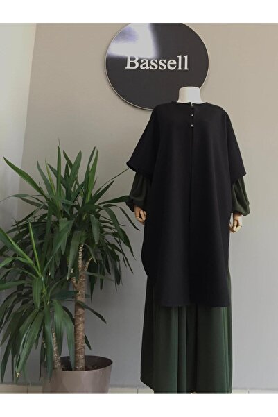 bassell Kaşe Kapüşonlu Panço