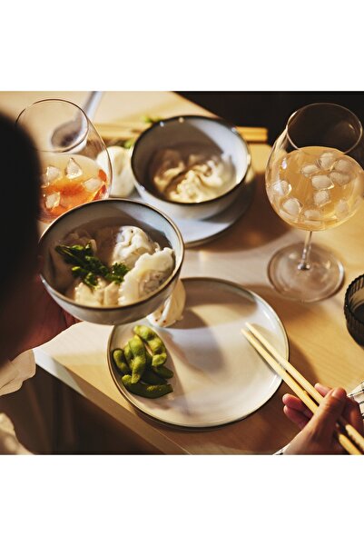 IKEA STORSINT Juice Glass Set, Clear Crystalline, 67 cl, 6-Pack 22 cm Tall