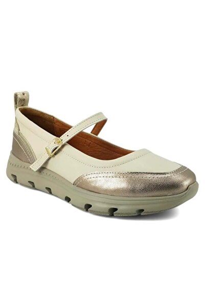 Mammamia 750 Hakiki Deri Günlük Kadın Babet-Kemik