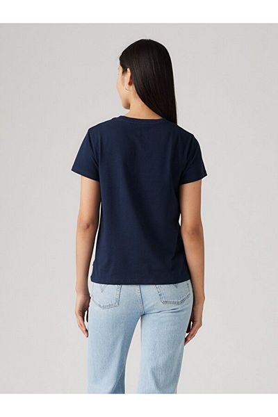 Levi's ΓΥΝΑΙΚΕΙΑ ΜΠΛΟΥΖΑ ΜΕ ΣΧΕΔΙΟ ΛΟΥΛΟΥΔΙΩΝ ΣΤΟ ΛΑΥΡΟ ΜΠΛΕ 17369-2949