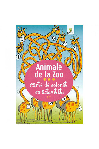 Gama Ζώα του ζωολογικού κήπου - Βιβλίο ζωγραφικής με δραστηριότητες 3 ετών κα...
