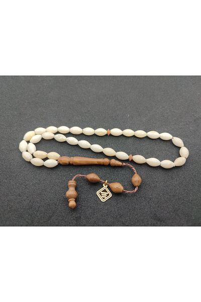 İskeçe Exclusive İskeçeli Cemil Master Work Hand Boy Kuka Combined Whale Bone Certified 7537