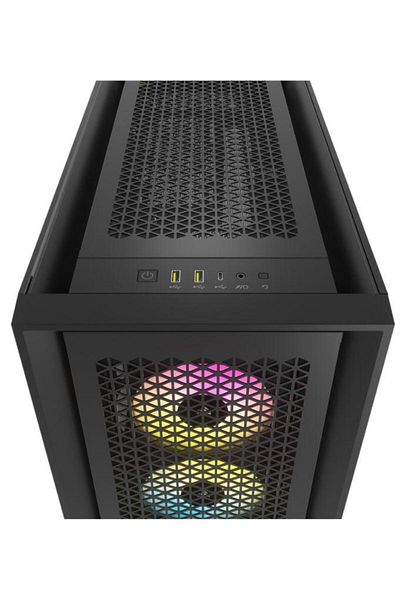 Corsair Carcasa Corsair iCUE 5000D RGB Airflow, Mid-Tower (Negru)