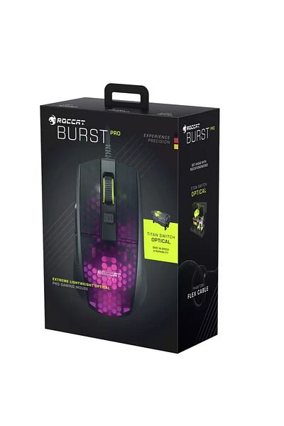 Roccat ROCCAT Burst Pro Gaming Mouse - Black
