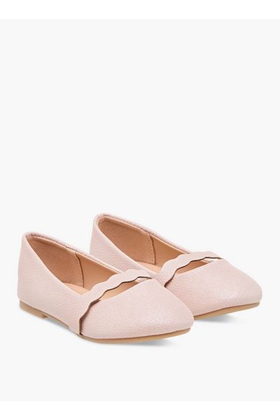 Flora Bella by Shoexpress Textured Slip-On Ballerina Shoes