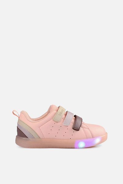 Vicco Sun Lighted Girl Preschool Powder Sneaker