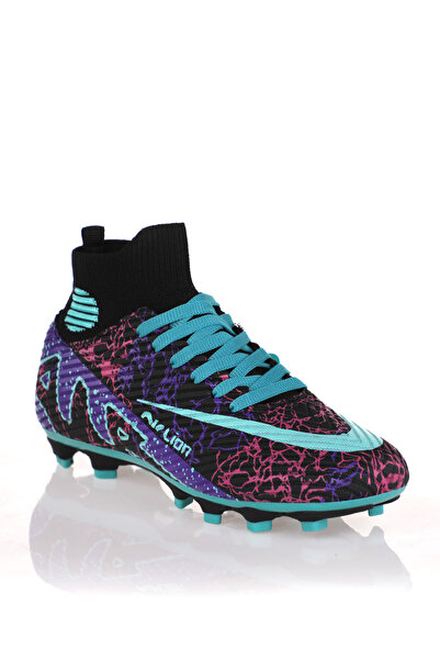 Freemax Laliga Air Sock Cleats Football Shoes Black Water Green