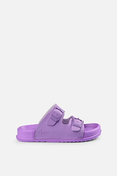 Vicco Lilac Gibli Basic Baby Girl Slippers