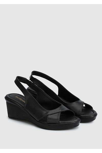 Eclipse Women's Comfort Sandals - Black