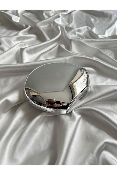 Mia Collection Damla Model Βραδινό Φόρεμα Αρραβώνα Τσάντα Ασημί