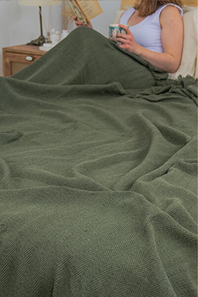 Viaden Marla Çift Kişilik Pike 220x240 cm Yeşil