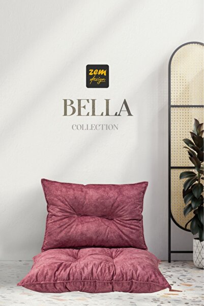 Zem Bella Petek Kalorifer Önü Ikili Minder Takımı Gül Kurusu