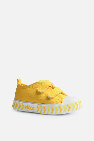 Vicco Timo Basic Unisex Preschool Yellow Sports Shoes