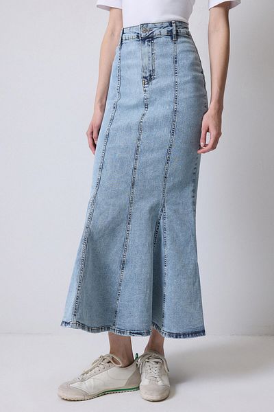 Touché Privé FUSTA DE PESCUIT DIN DENIM