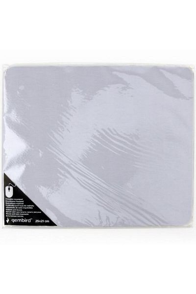Gembird Mousepad Gembird, rubber and fabric, 250 x 210 x 3 mm, printable, White, MP-PRINT-M