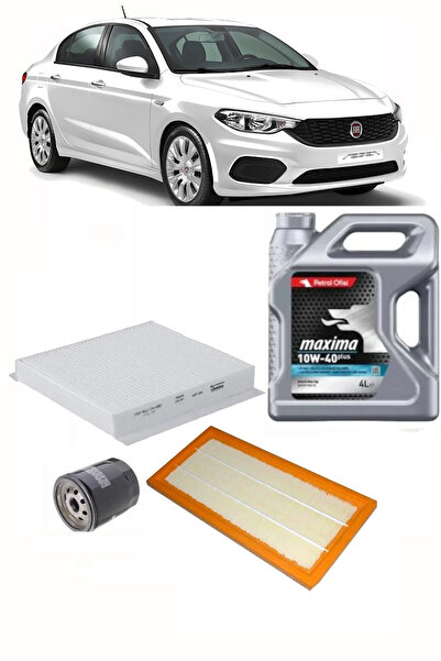 CARDANADAM Fiat Egea Yağ Bakım Seti 1.4 8v 4l. Yağ Hava Filtresi Yağ Filtresi...