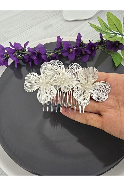 YÜSRAKSESUAR Gelin tacı çiçekli tac